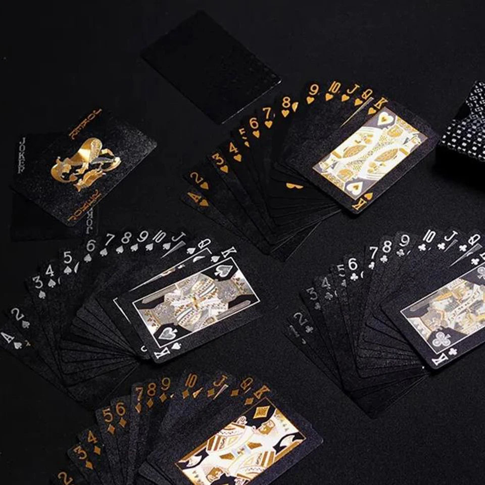 Color Rose Black Gold Playing Card Game Card Group in USA