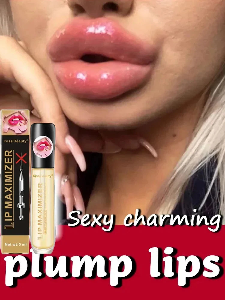 Instant Volumising Lip Plumper Serum Sexy Lip Oil Gloss in USA