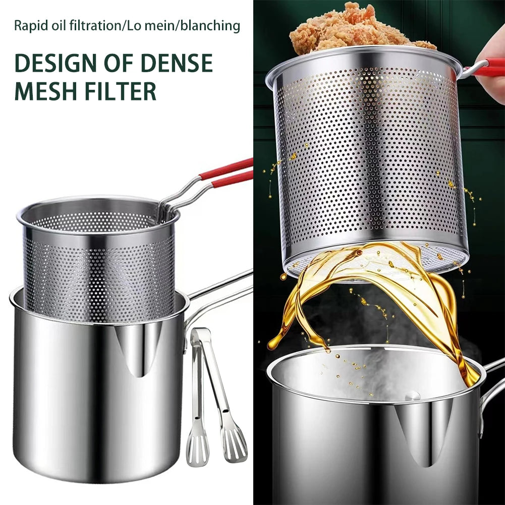 Deep Fryer Pot Versatile Large Capacity Kitchen Pot in USA.