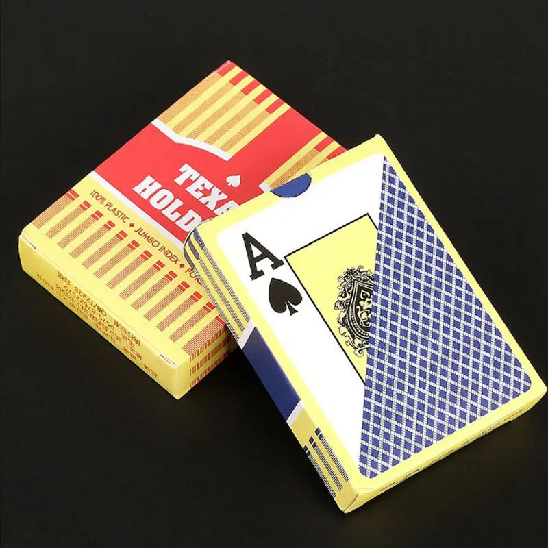 Baccarat Texas Hold'em Plastic Playing Cards Waterproof in USA