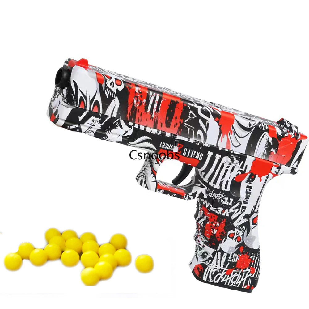 Soft Bullet Glock Toy Gun Manual Pistol Foam Ball in USA