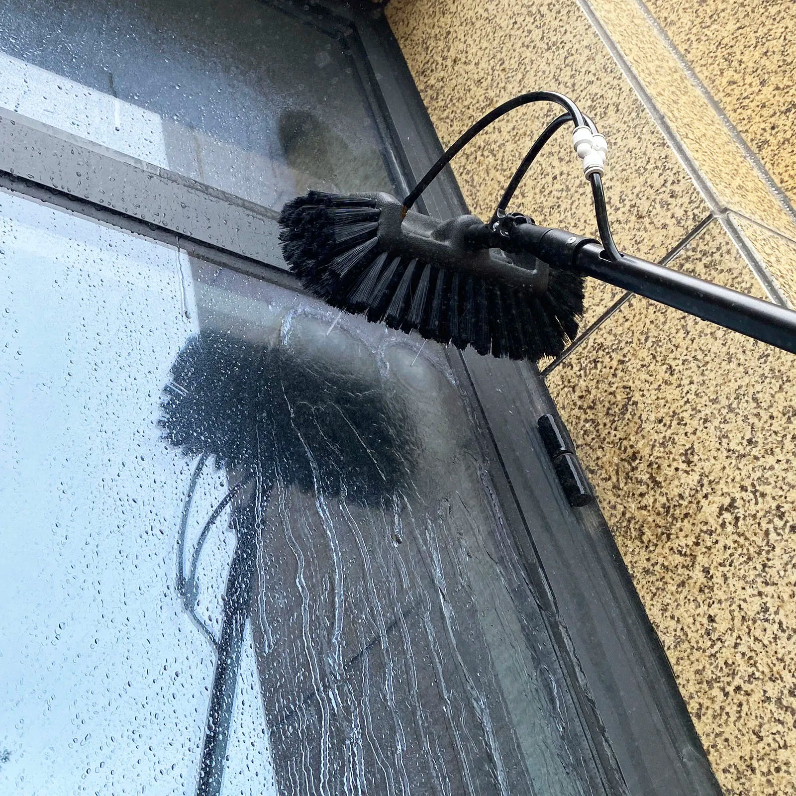 Five Surface Water Flow Through Brush for High Window IN USA.