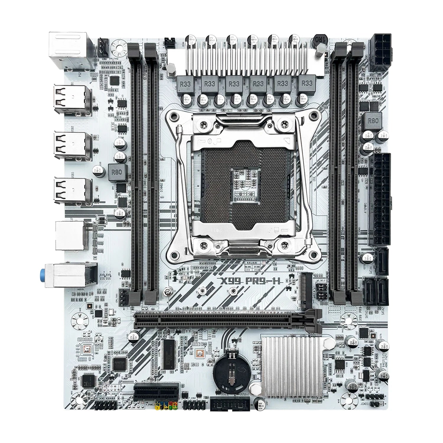 MACHINIST X99 PR9-H White Motherboard Set kit With Intel Xeon E5 2670 