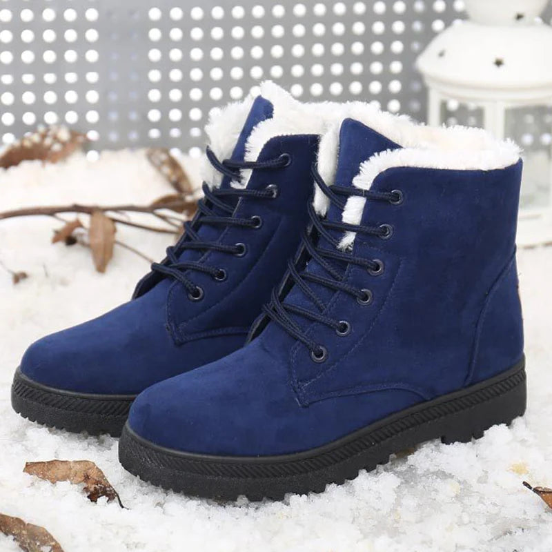 Women Boots Snow Plush Women Shoes Platform Boots in USA