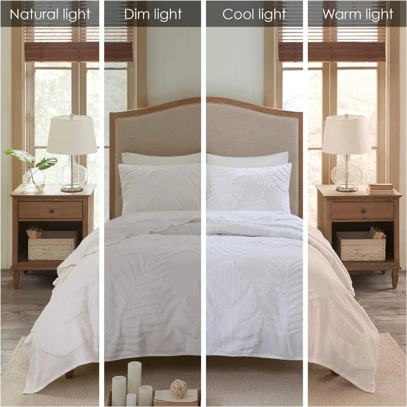 Cotton Duvet- Modern Luxe All Season Comforter Cover Bed Set