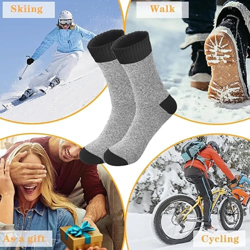 APILEN Winter Men Socks Business New Classical Thermal Warm in USA