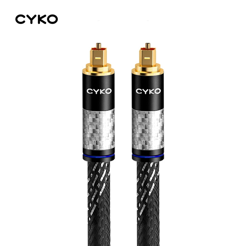 CYKO Digital Optical Audio Cable Toslink SPDIF hifi IN USA.