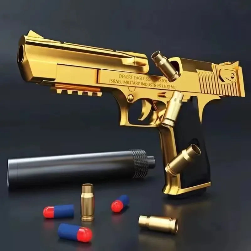 Desert Eagle Shell Ejection Soft Bullet Toy Gun in USA