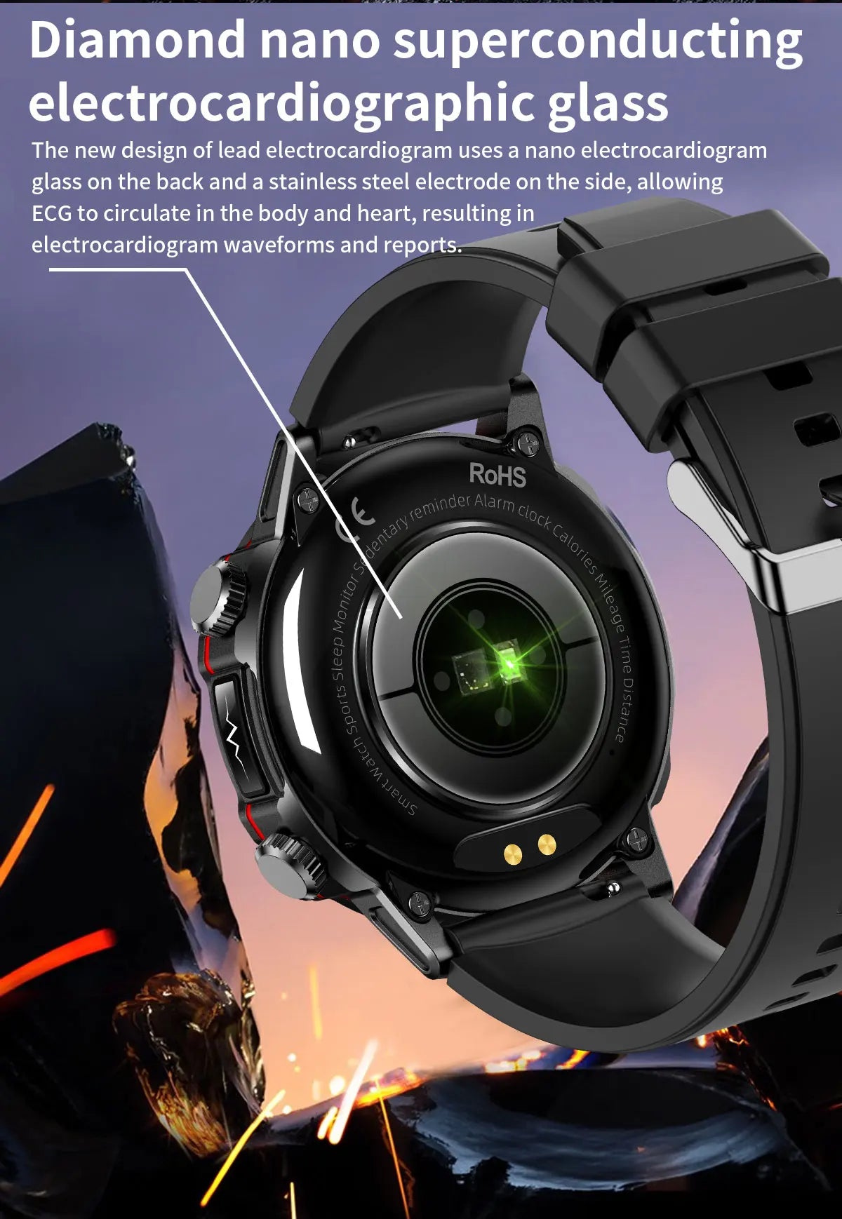 Bluetooth Call Smart Watch Men Health Blood Pressure IN USA.