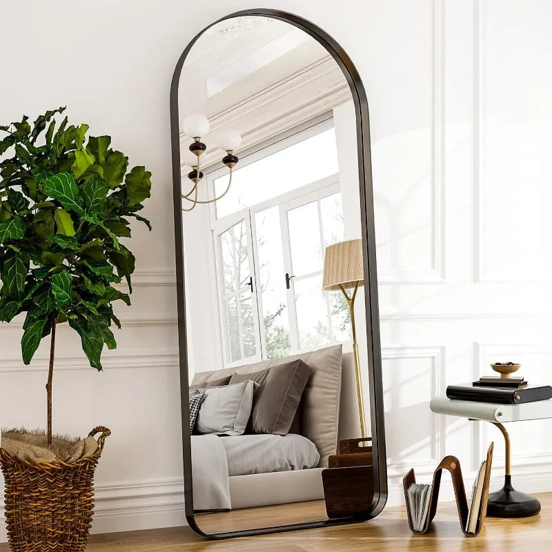 Arched Full Length Mirror - Wall Mounted Floor Mirror in USA.