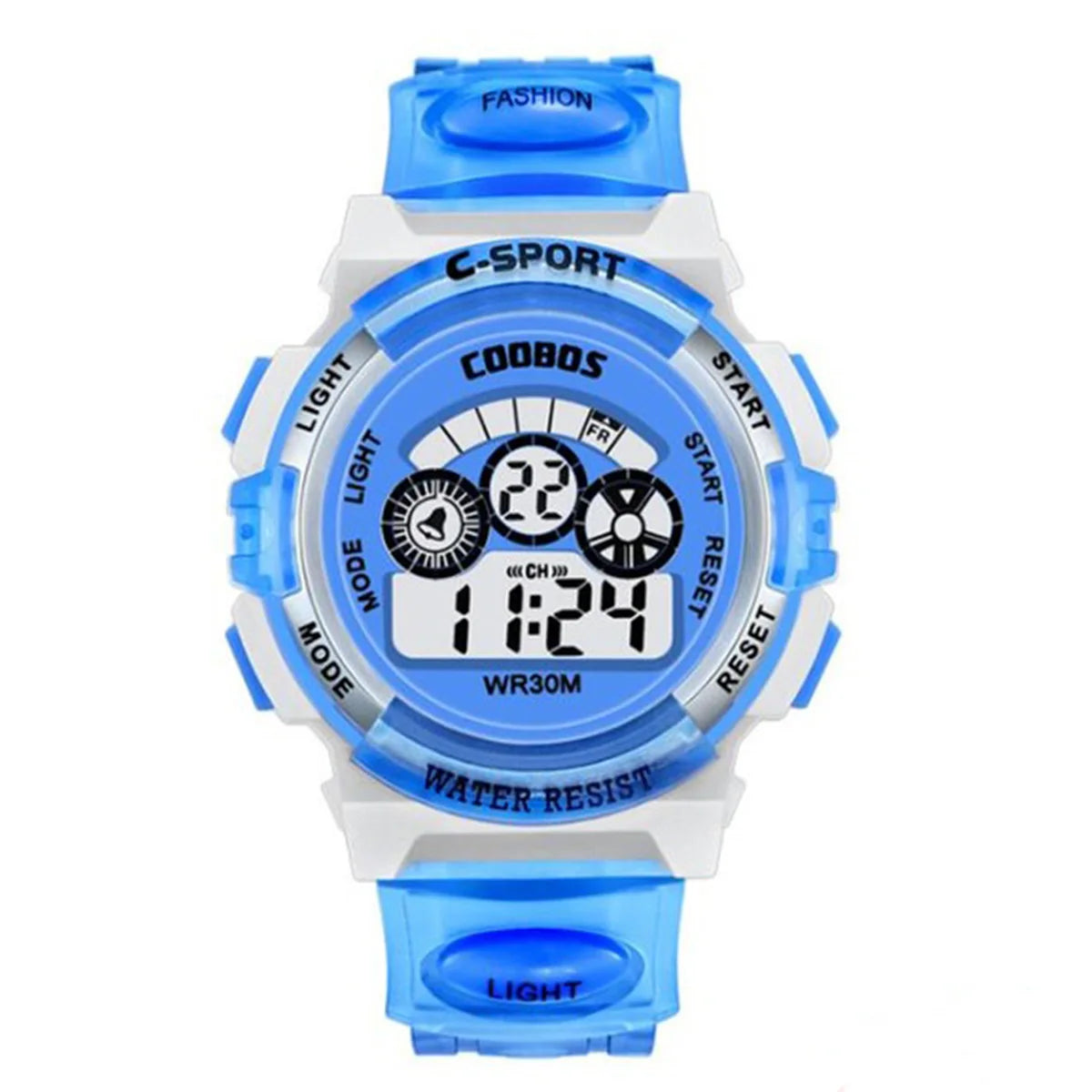 Kids Electronic Watches Color Luminous Dial Life Waterproof in USA