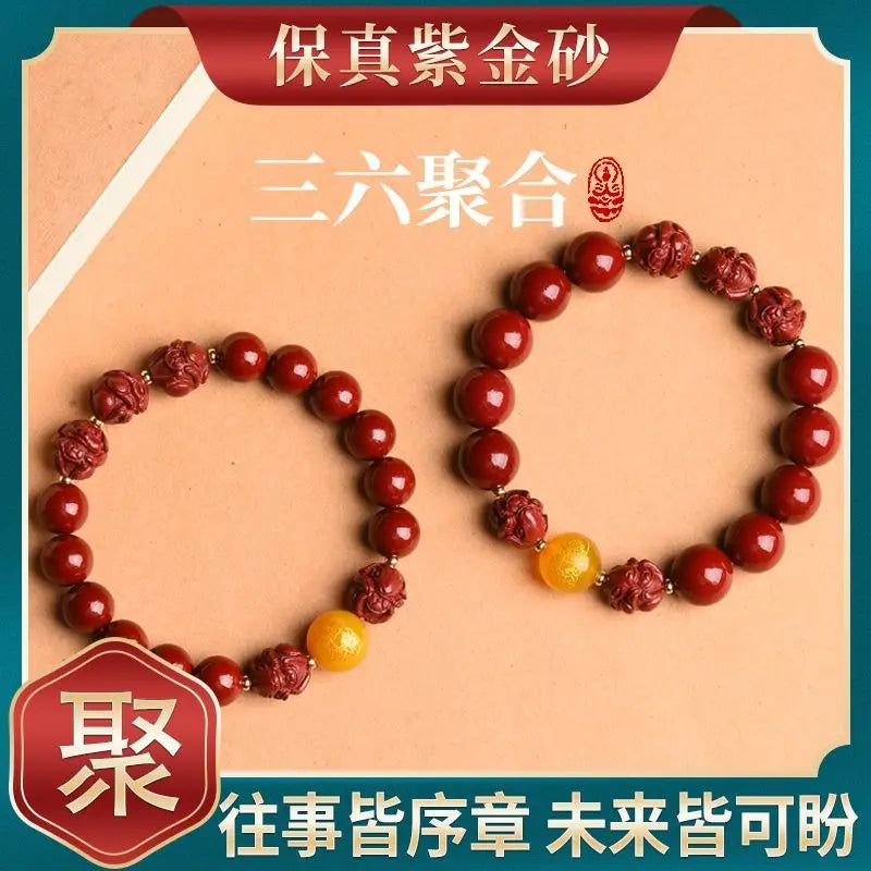 Fidelity Genuine Cinnabar Six Three-in-One Bracelet in USA.