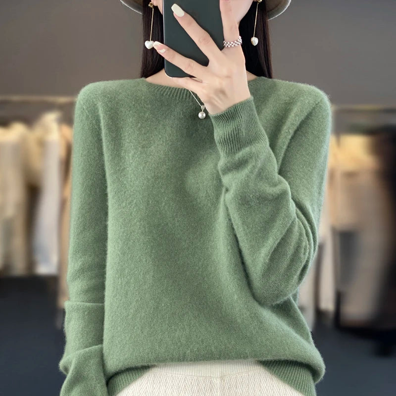 New cashmere sweater women's sweater autumn in USA