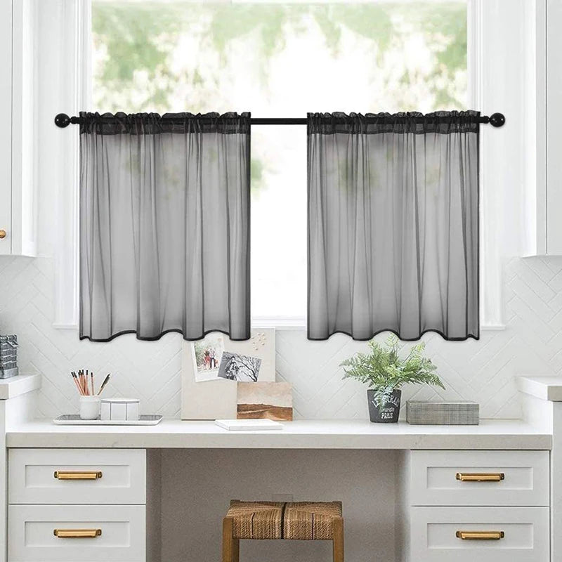 Short Curtains Living Room Bedroom Curtains in USA