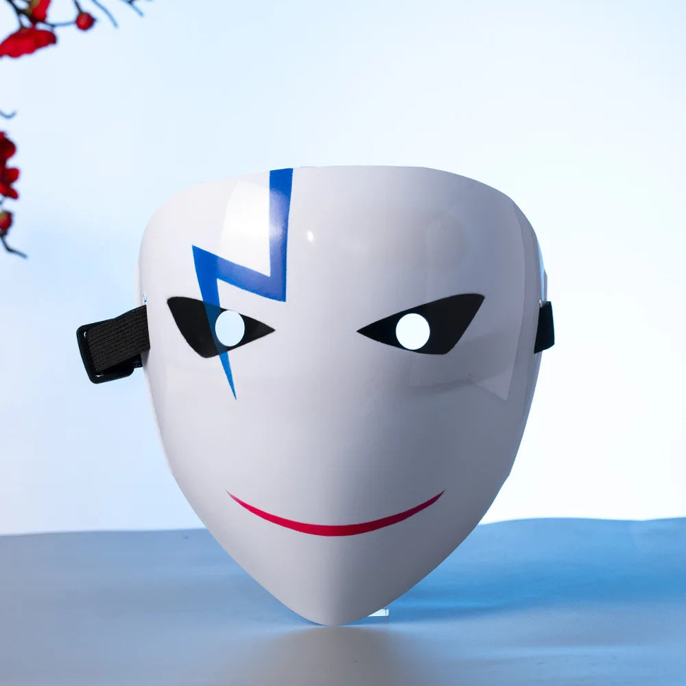 Black Bullet PVC Leech Smile Mask Disguised As Ghost Face in USA