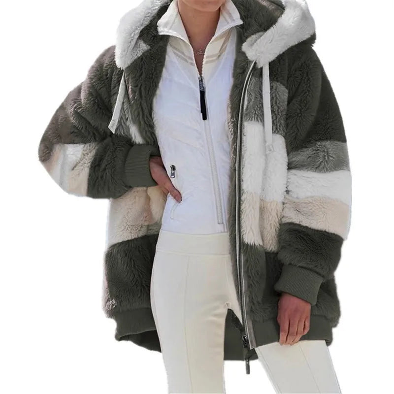 Oversized Jacket Women New Autumn Winter Warm in USA