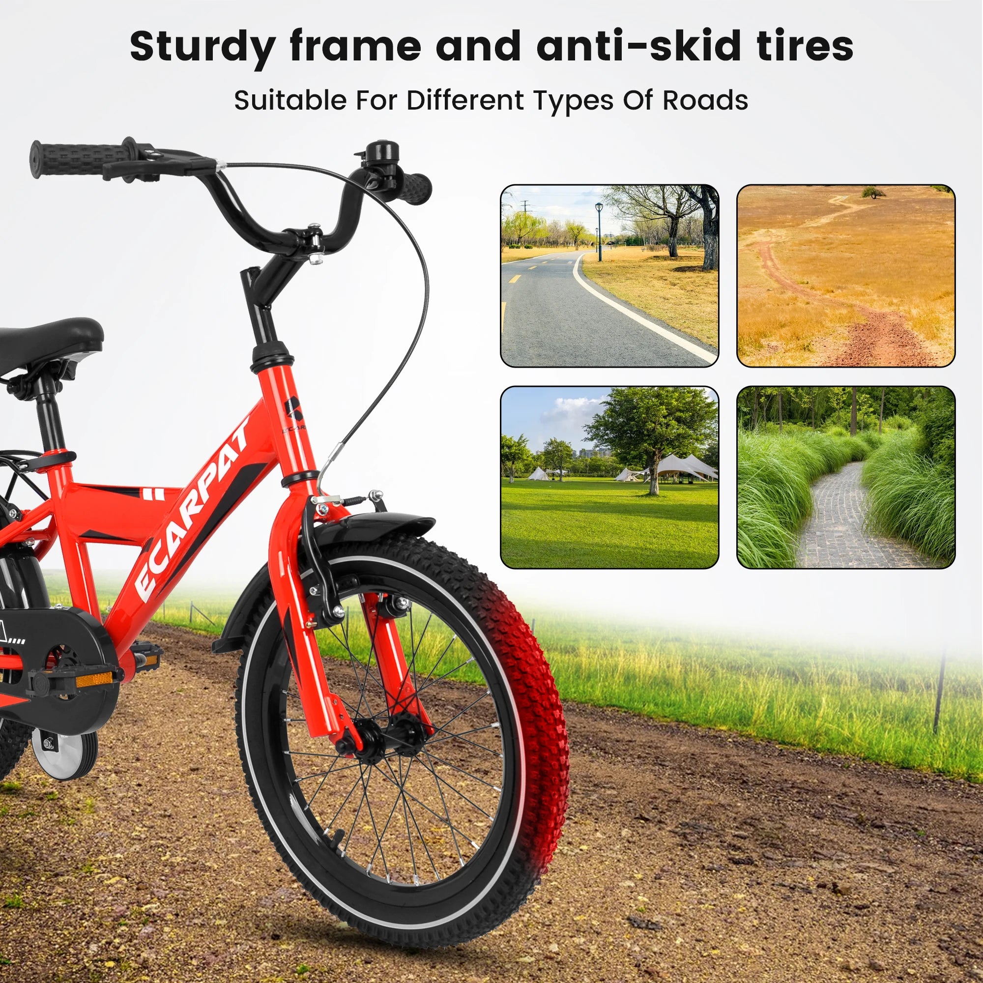 Kids Bike Boys & Girls Training Wheels, Freestyle Kids' Bicycle in USA