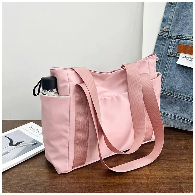 Large Capacity Shoulder Bag Women, Durable Nylon Casual Bag in USA