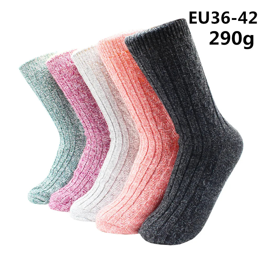 Pairs Winter Warmer Women Thicken Thermal Wool Cashmere in USA.