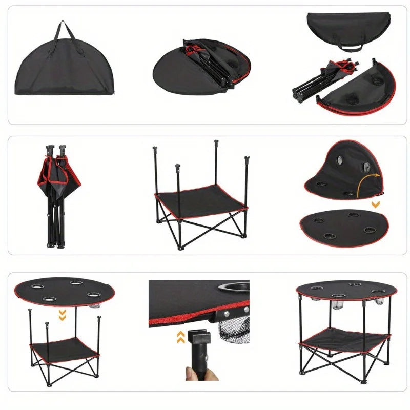 Folding Picnic Table Portable Outdoor Camping Table in USA