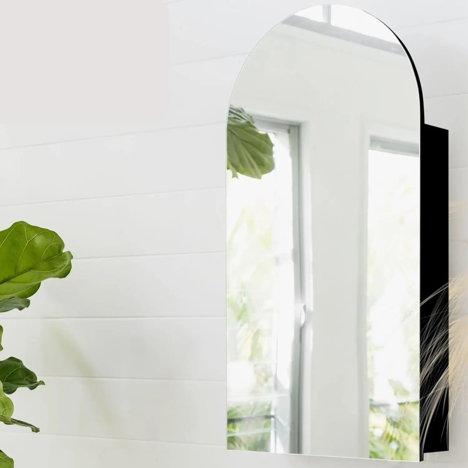 Arched Medicine Cabinet With Mirror For Bathroom Wall in USA.