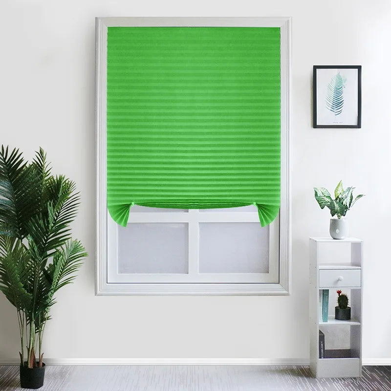 Self Adhesive Blinds Windows Semi Shading Sun Curtains in USA