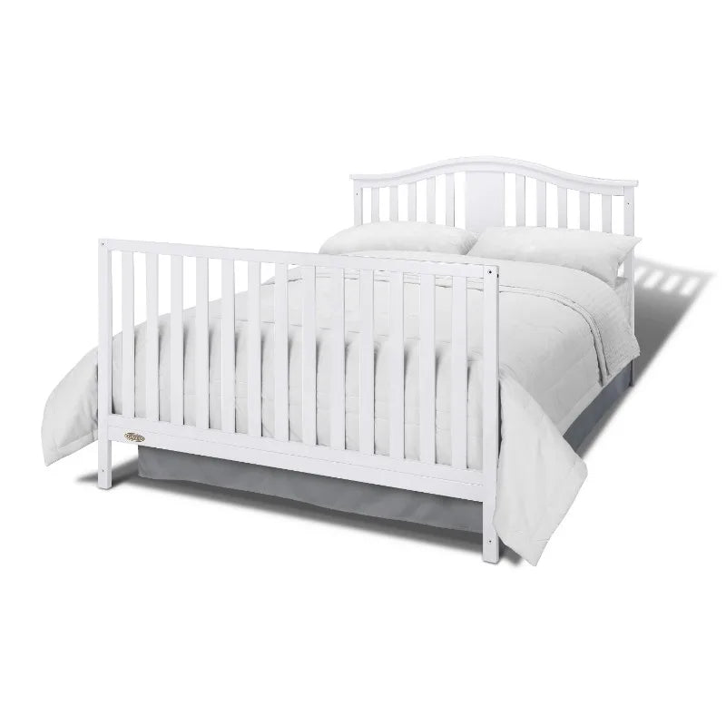 Convertible Crib Changer with Drawer (White) in USA