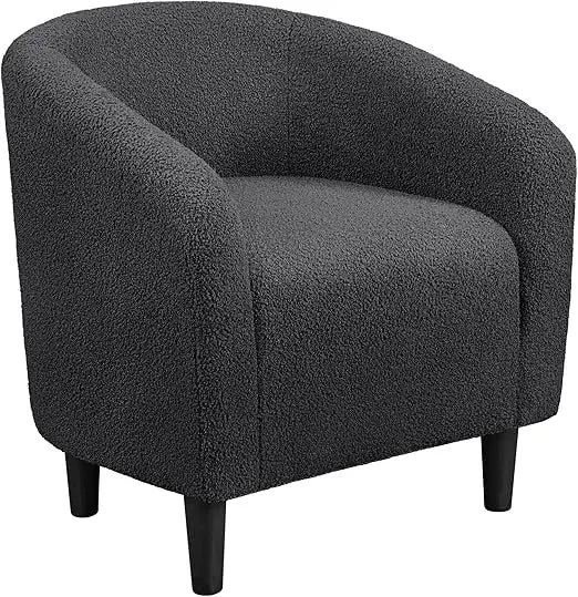 Modern Accent Chair Comfy Velvet Armchair Club Sofa IN USA.