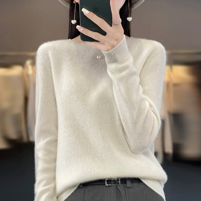 New cashmere sweater women's sweater autumn in USA