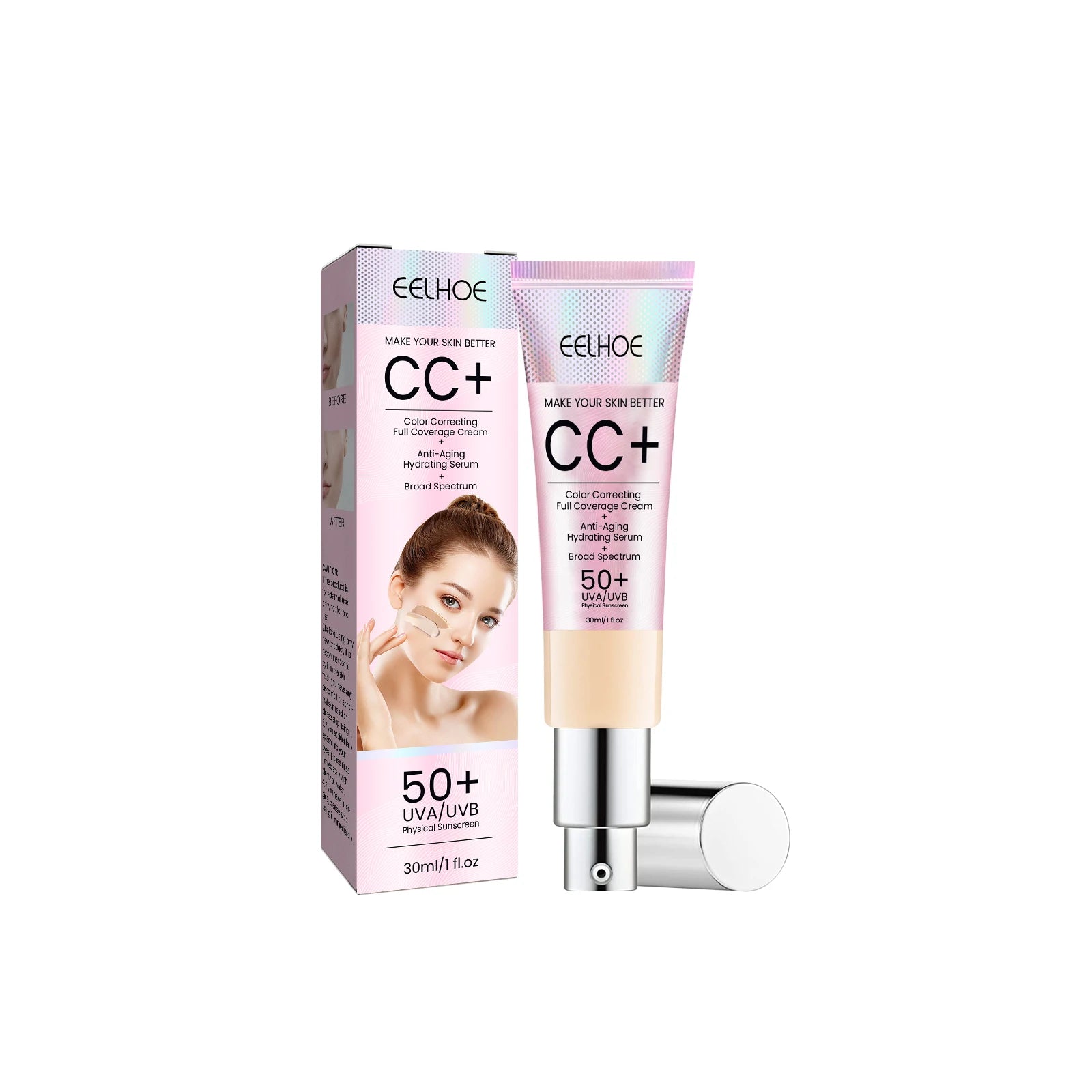 CC Foundation Cream Natural Moisturizing Brightening in USA