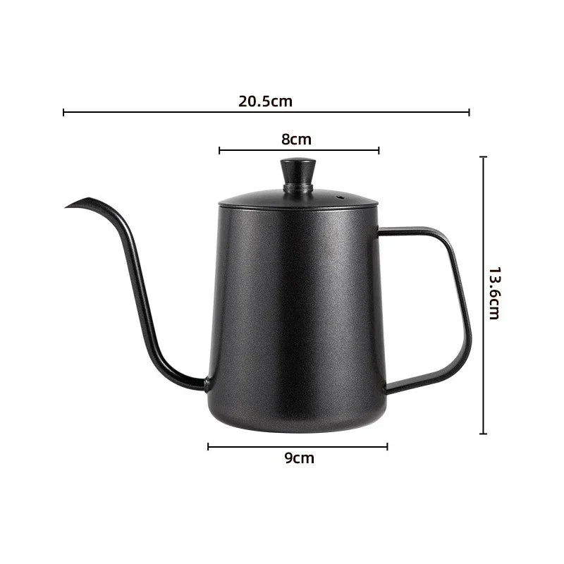 Stainless Hand Drip Coffee Hot Water Pot Gooseneck Kettle in USA.