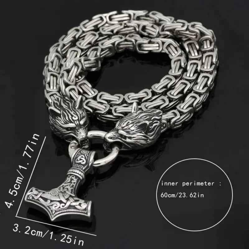 Fashionable Exquisite New Retro Nordic Viking Hammer Pendant in USA