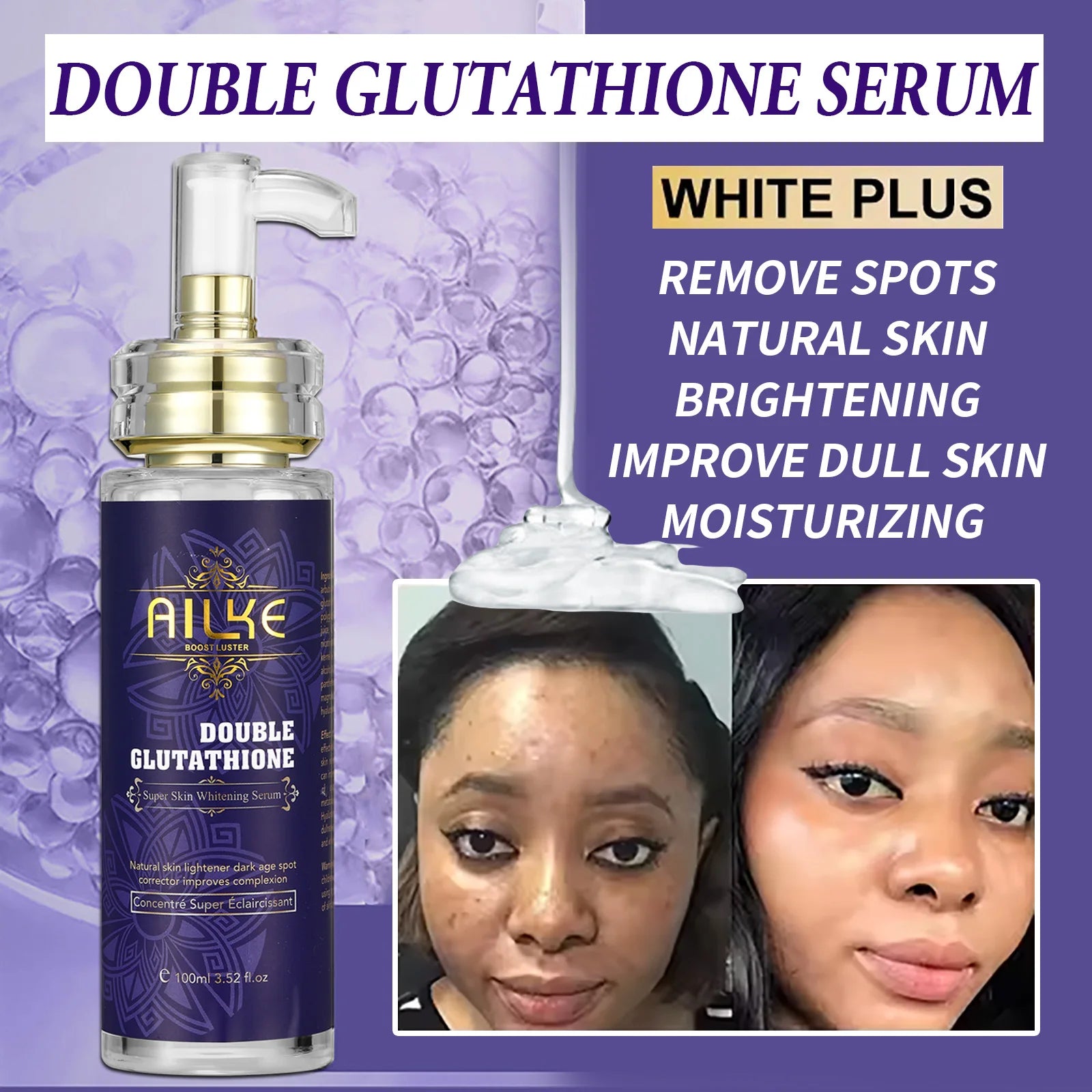 AILKE Bleaching Skin Care, With Double Glutathione, in USA