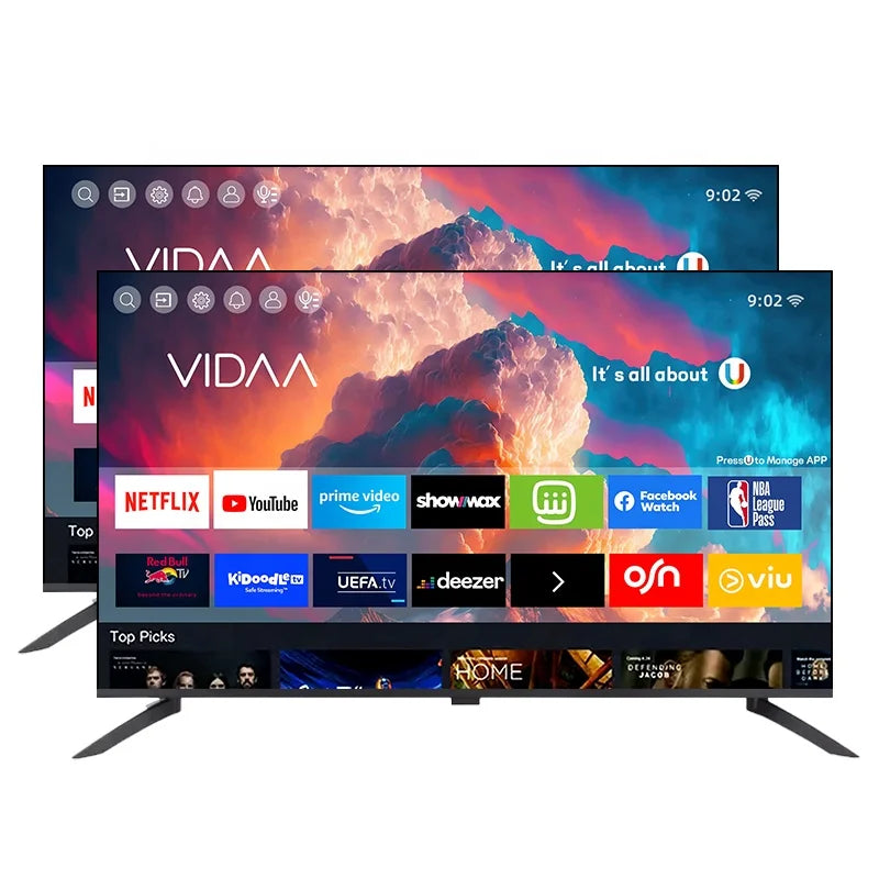 New Frameless TV Smart Inch Slim 4K Inches LED Television in USA.