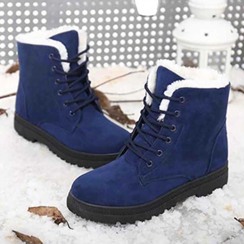 Women Boots Snow Plush Women Shoes Platform Boots in USA