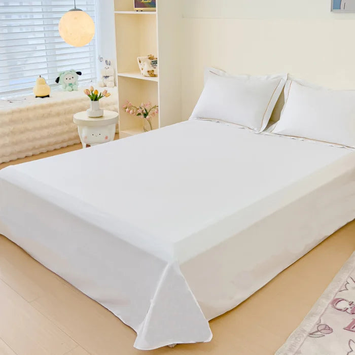 Soft Egyptian Cotton Bed Sheet Home Textile Luxury in USA.