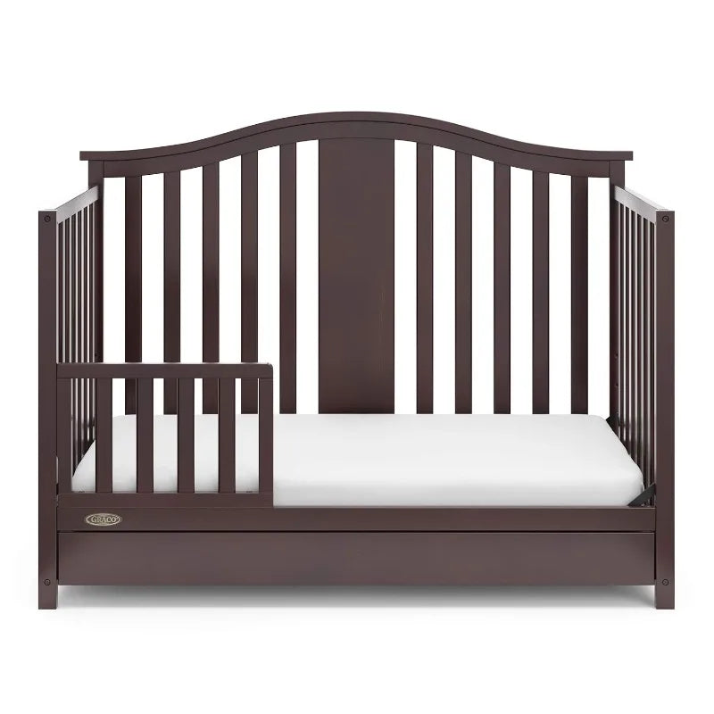 Convertible Crib Changer with Drawer (White) in USA