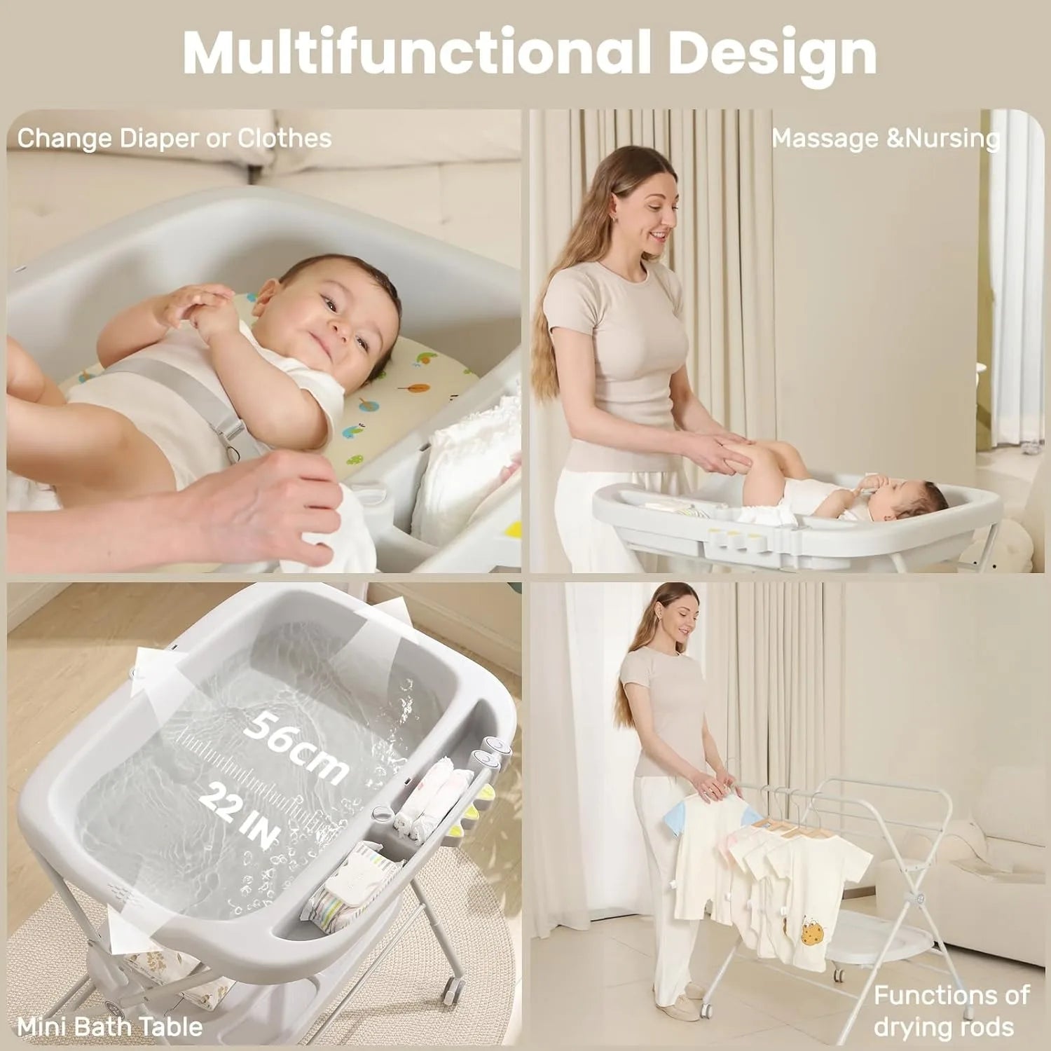 Baby Portable Diaper Changing Table, Folding Diaper Changing in USA