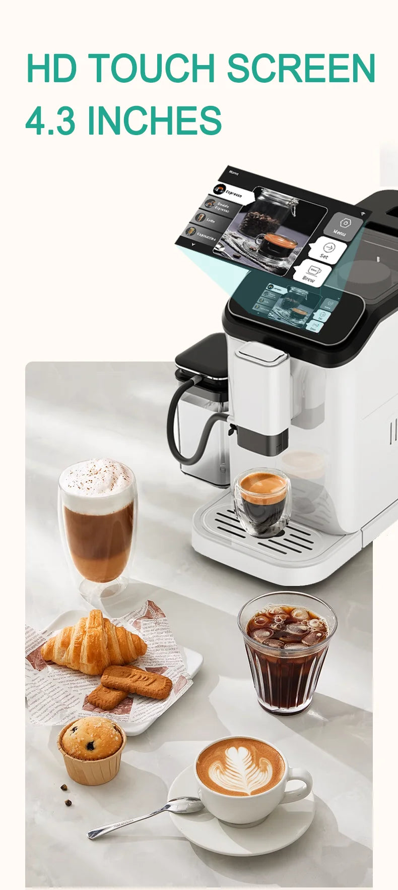 Professional 20bar Smart Expresso Cappuccino Espresso in USA.