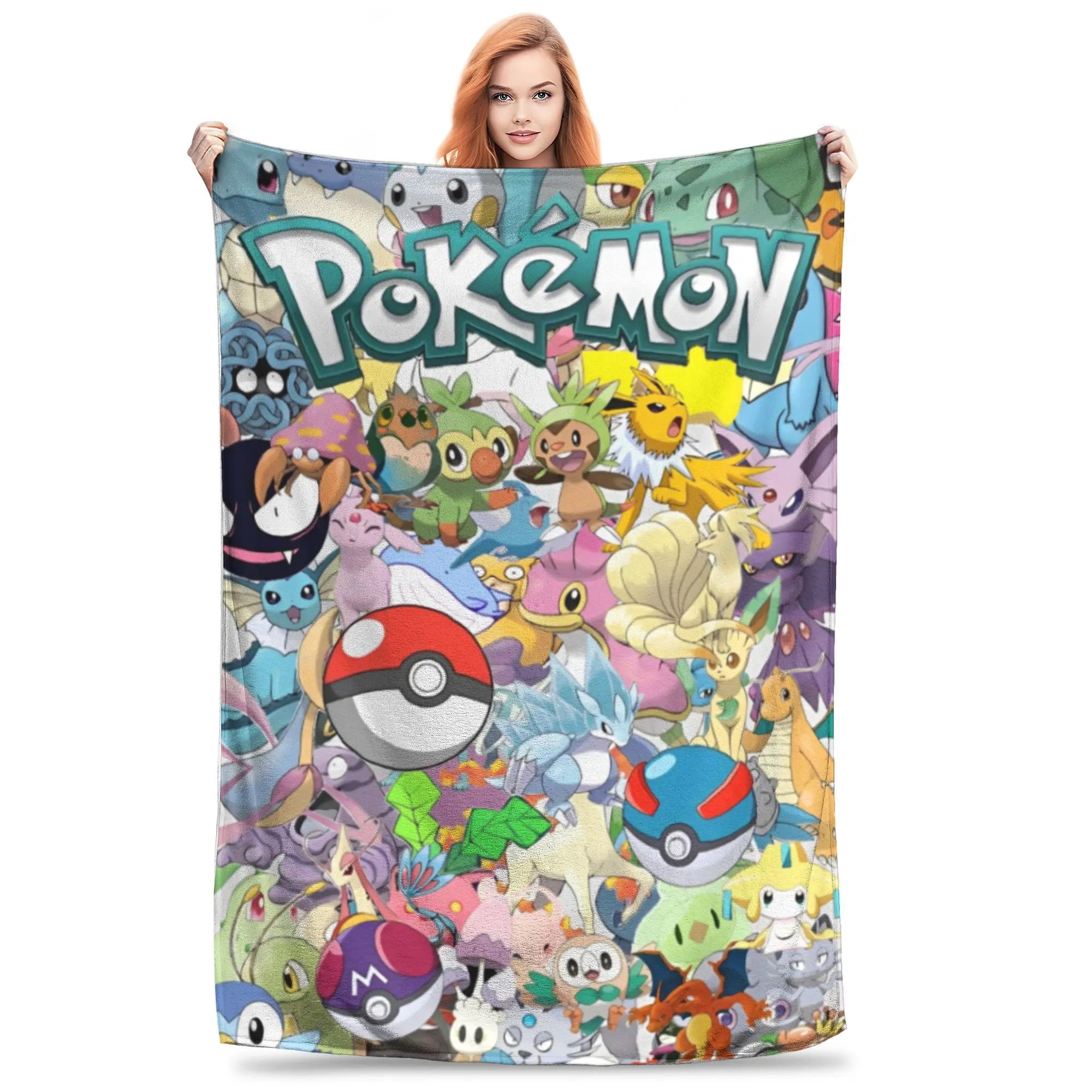 Pokemon Characters Pikachu Blanket Multiple Sizes in USA.