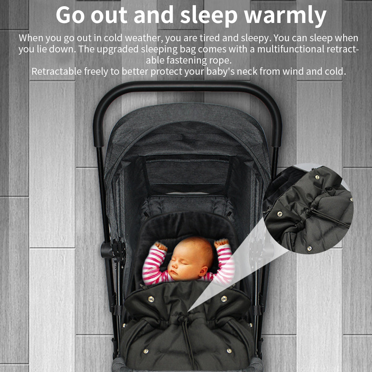 Baby Stroller Sleeping Bag Newborn Windproof Cushion in USA