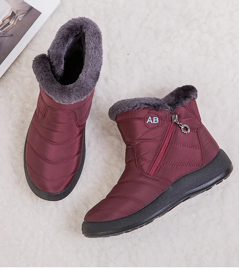 Women's Boots Women's Winter Boots Fur Winter Shoes For Women Ankle Bo