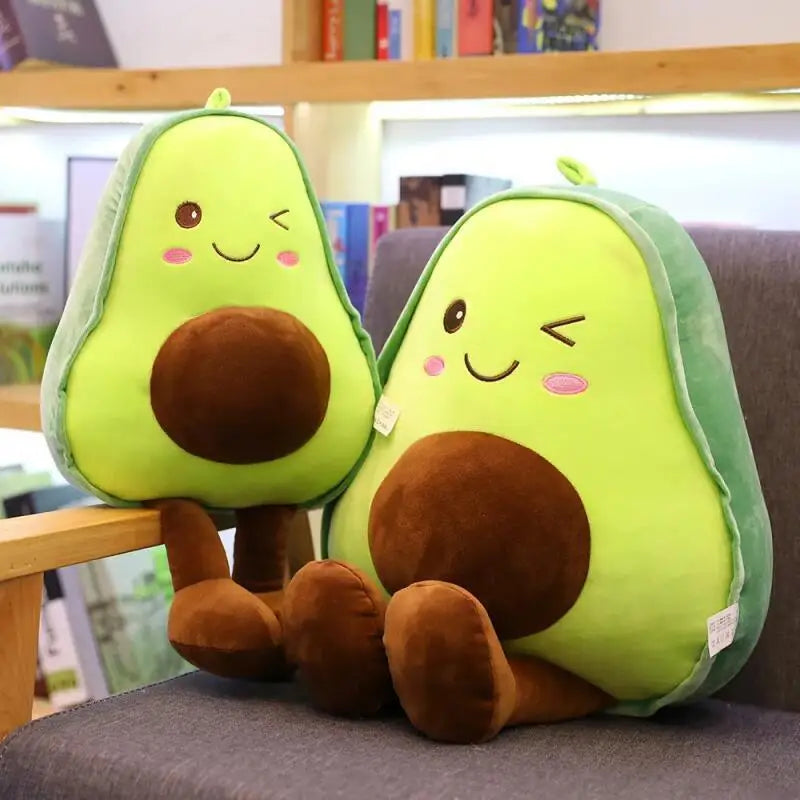 Cute Avocado Stuffed Plush Pillow Toys Kids Filled in USA