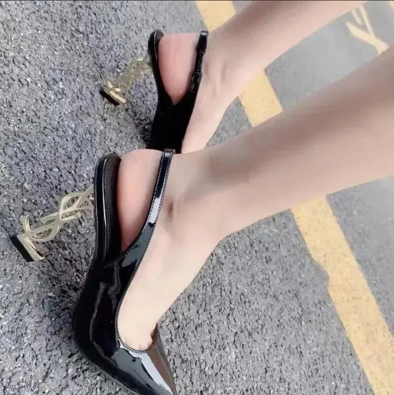 Summer New Simple Solid Color Sexy Pointed Toe Women's Shoes in USA