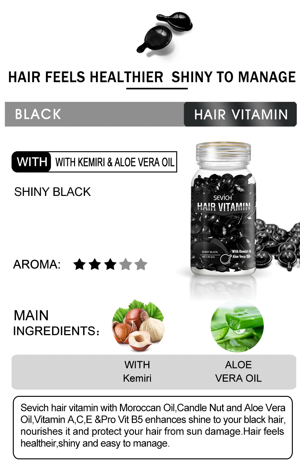 Sevich Mix Hair Vitamin Capsule Hair Treatment Oil in USA