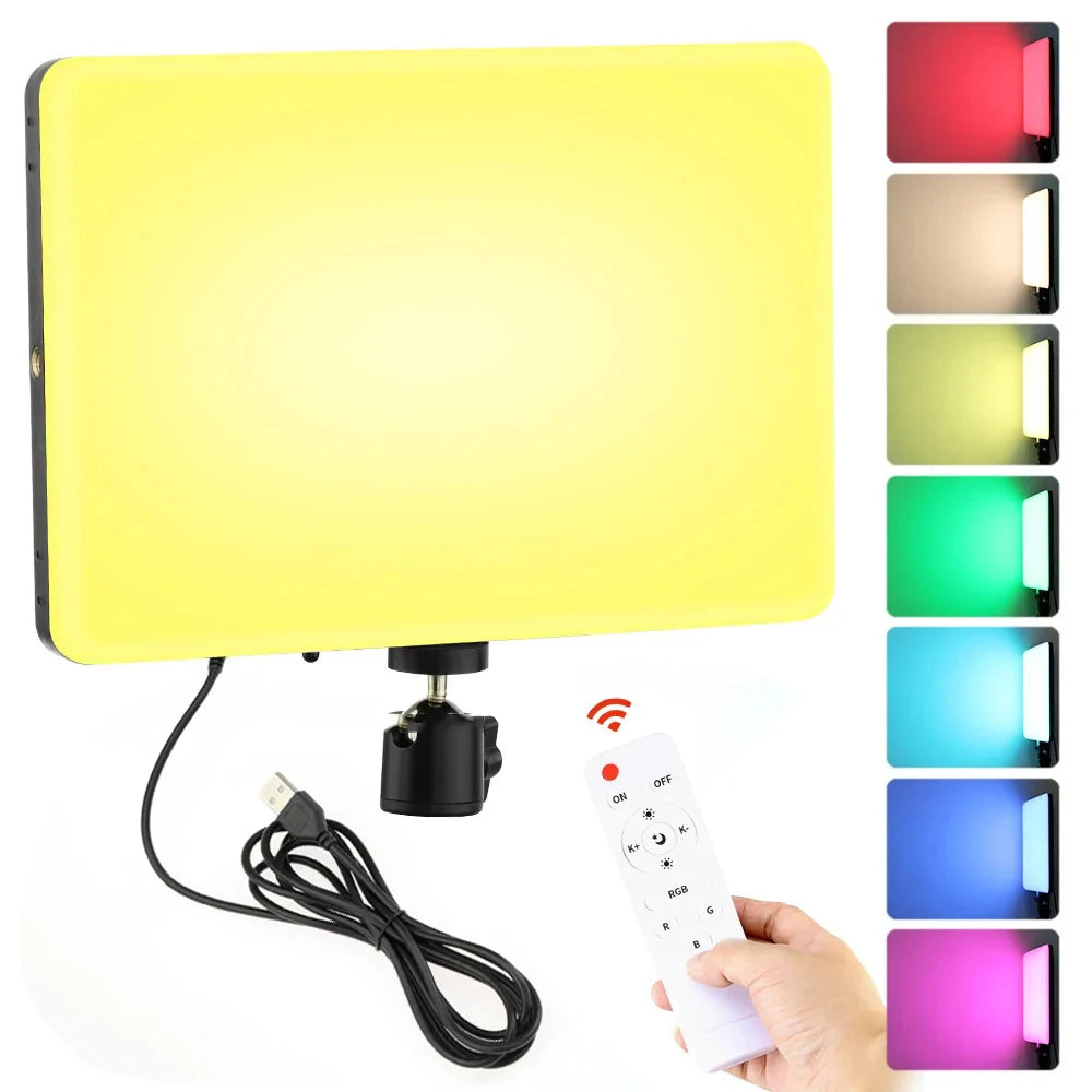 RGB LED Photography Video Light Panel Lighting Photo Studio in USA.