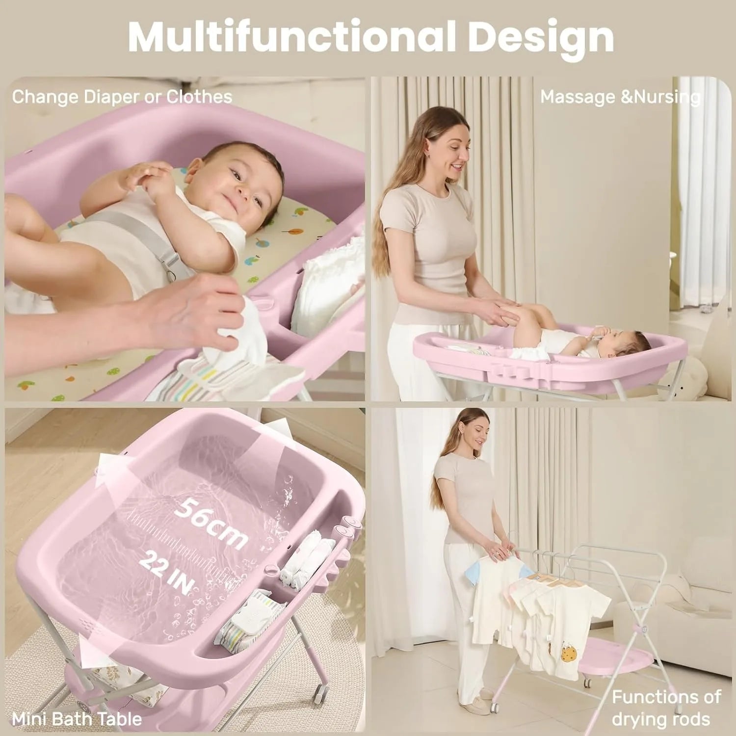 Baby Portable Diaper Changing Table, Folding Diaper Changing in USA