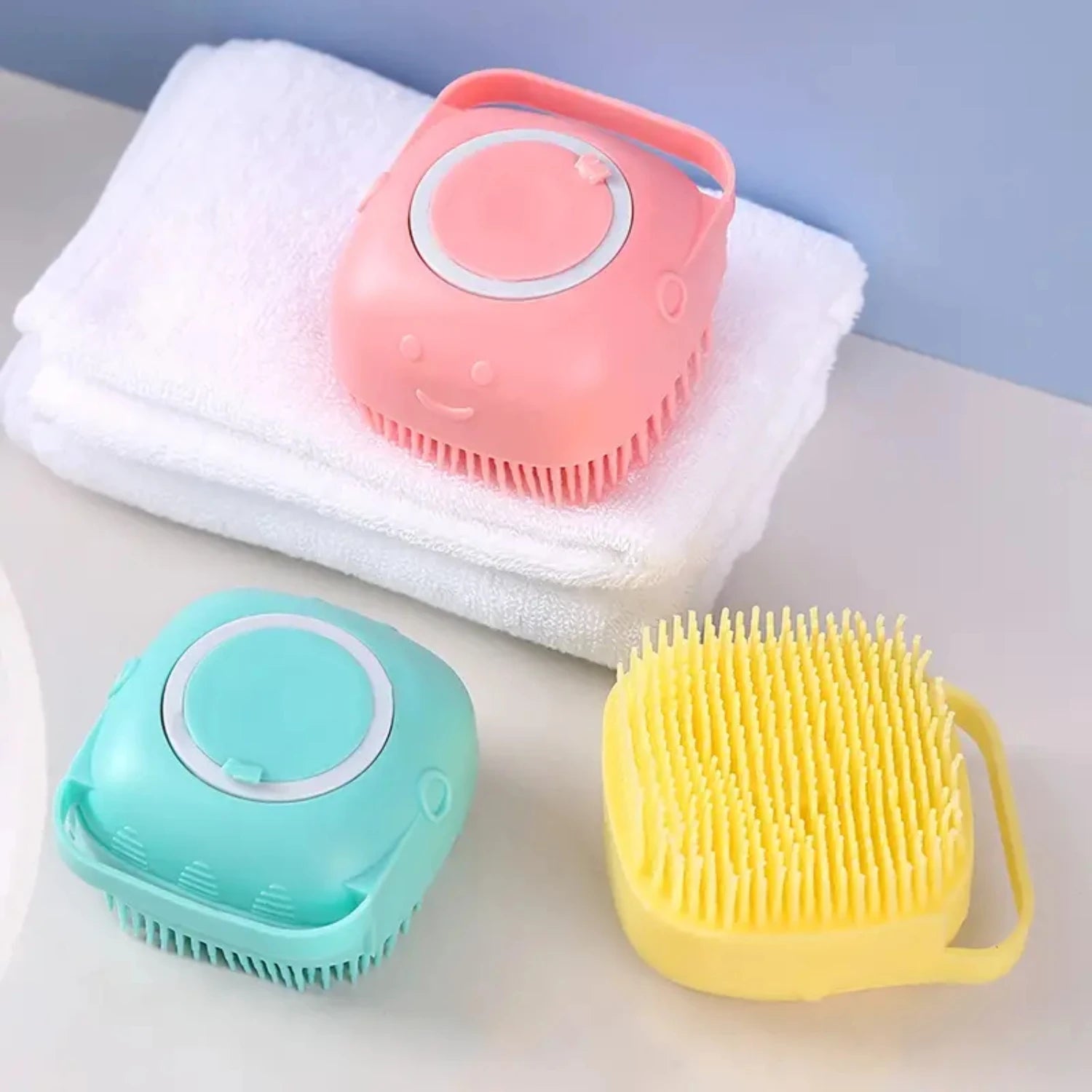 Silicone Bath Brush - Soft Flexible Body Scrubber in USA