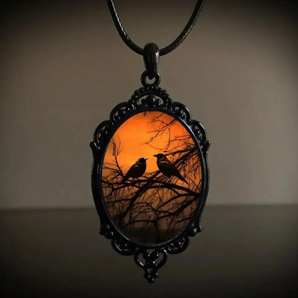 Women Man Fashion Pagan witchcraft Jewelry Crow in USA