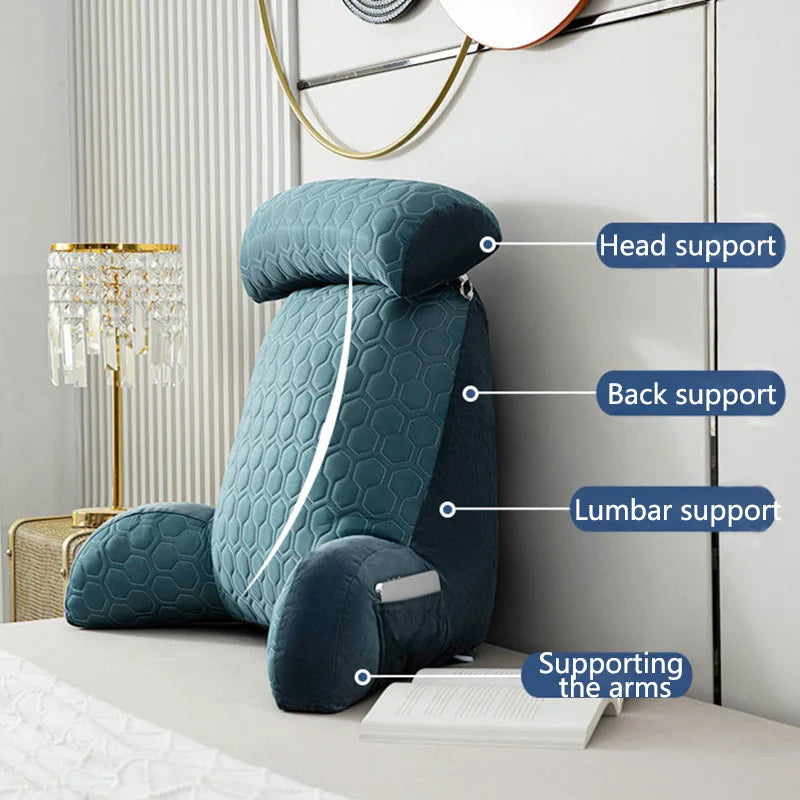 Cooling Latex Cushion Sofa Cushion Back Pillow Removable